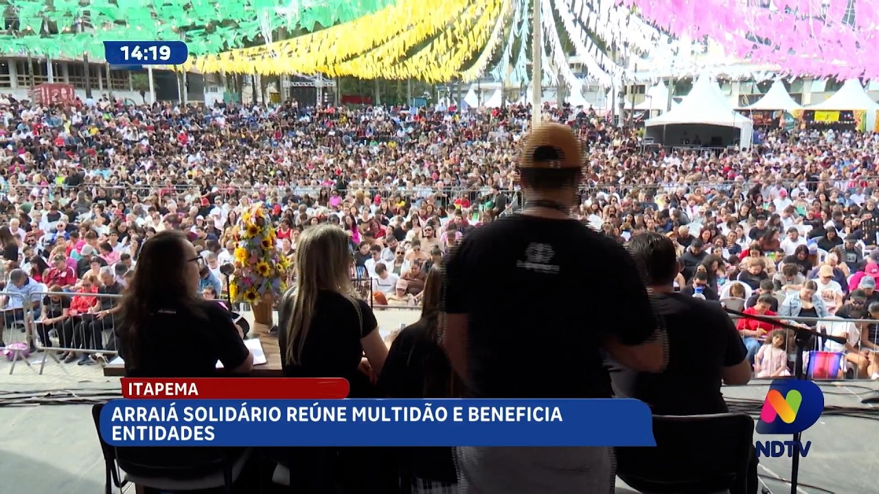 Arraiá Solidário reúne público e ajuda entidades em Itapema