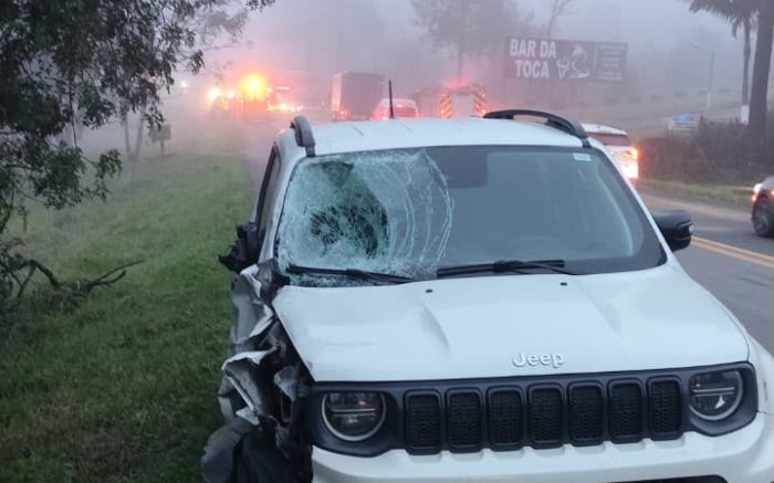 Acidente na BR 470 mata irmãos em Trombudo Central