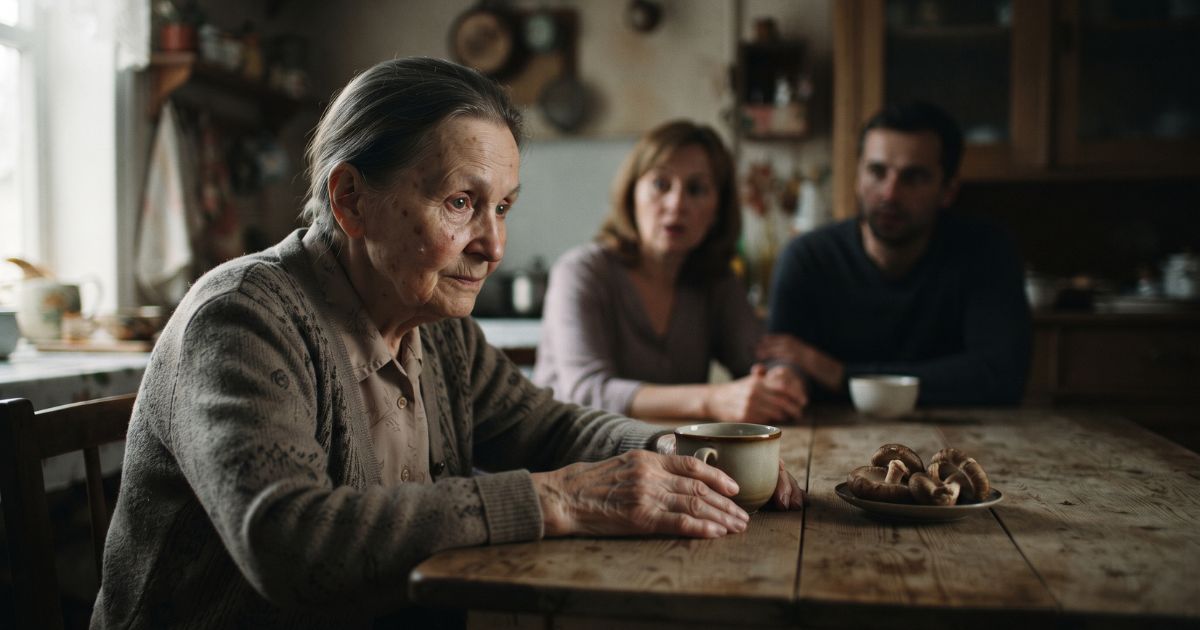Durante quase uma década, a família de uma mulher com Alzheimer acompanhou sua perda gradual de funções; a reviravolta aconteceu quando a idosa bebe chá de cogumelo e surpreende a todos no dia seguinte