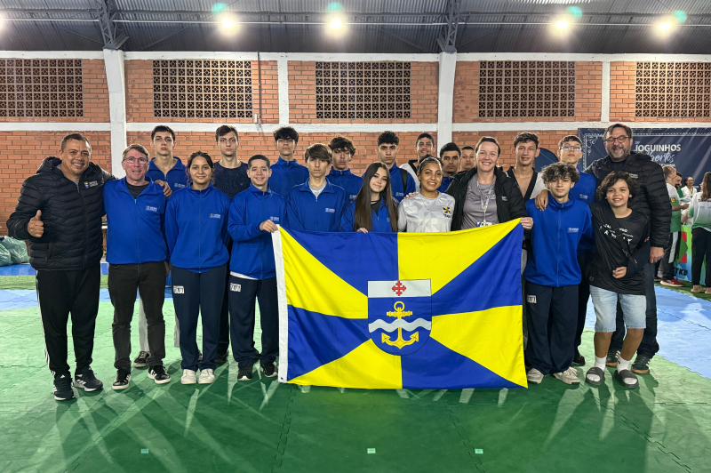 Itajaí conquista terceiro lugar no taekwondo masculino dos Joguinhos Abertos de Santa Catarina
