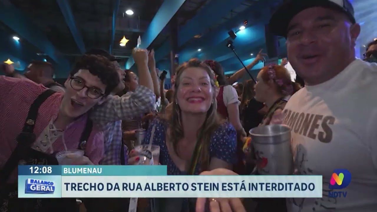 Blumenau: rua Alberto Stein parcialmente interditada ao trânsito