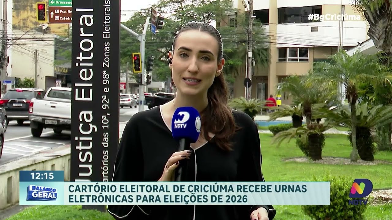 Cartório eleitoral de Criciúma recebe urnas para eleições