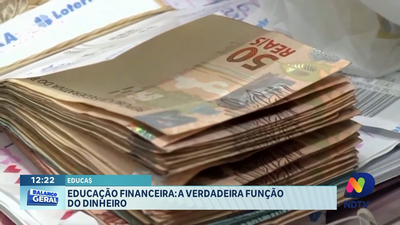 Educação financeira explica o papel do dinheiro na vida