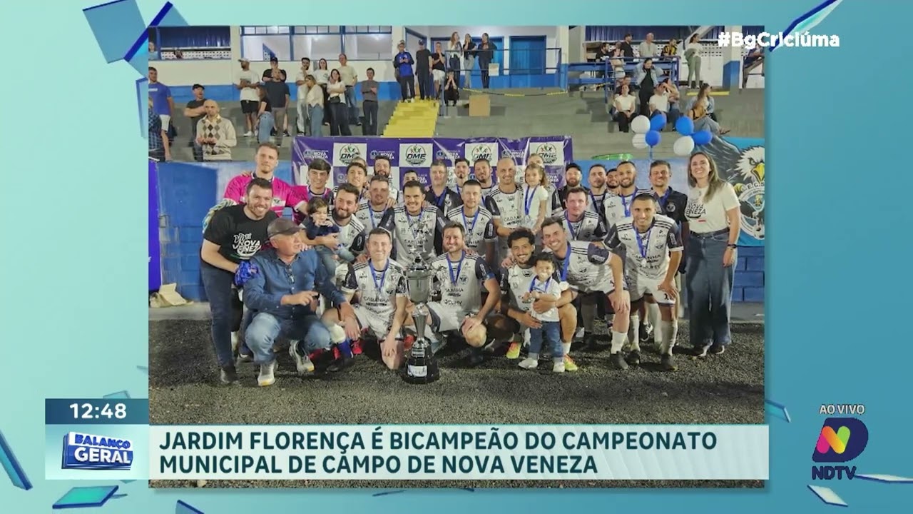 Jardim Florença vence nos pênaltis e é bicampeão em Nova Veneza
