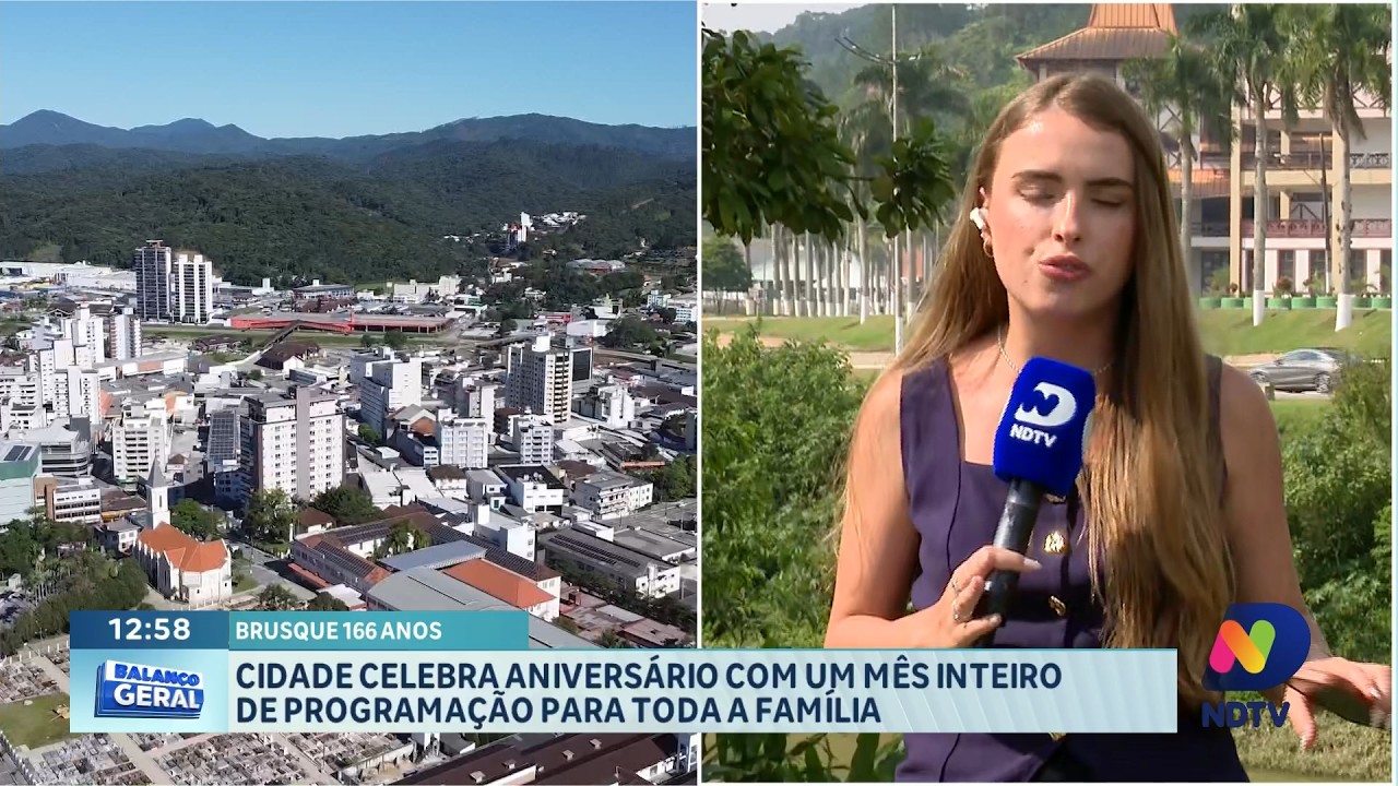 Cidade celebra 166 anos com eventos para toda a família