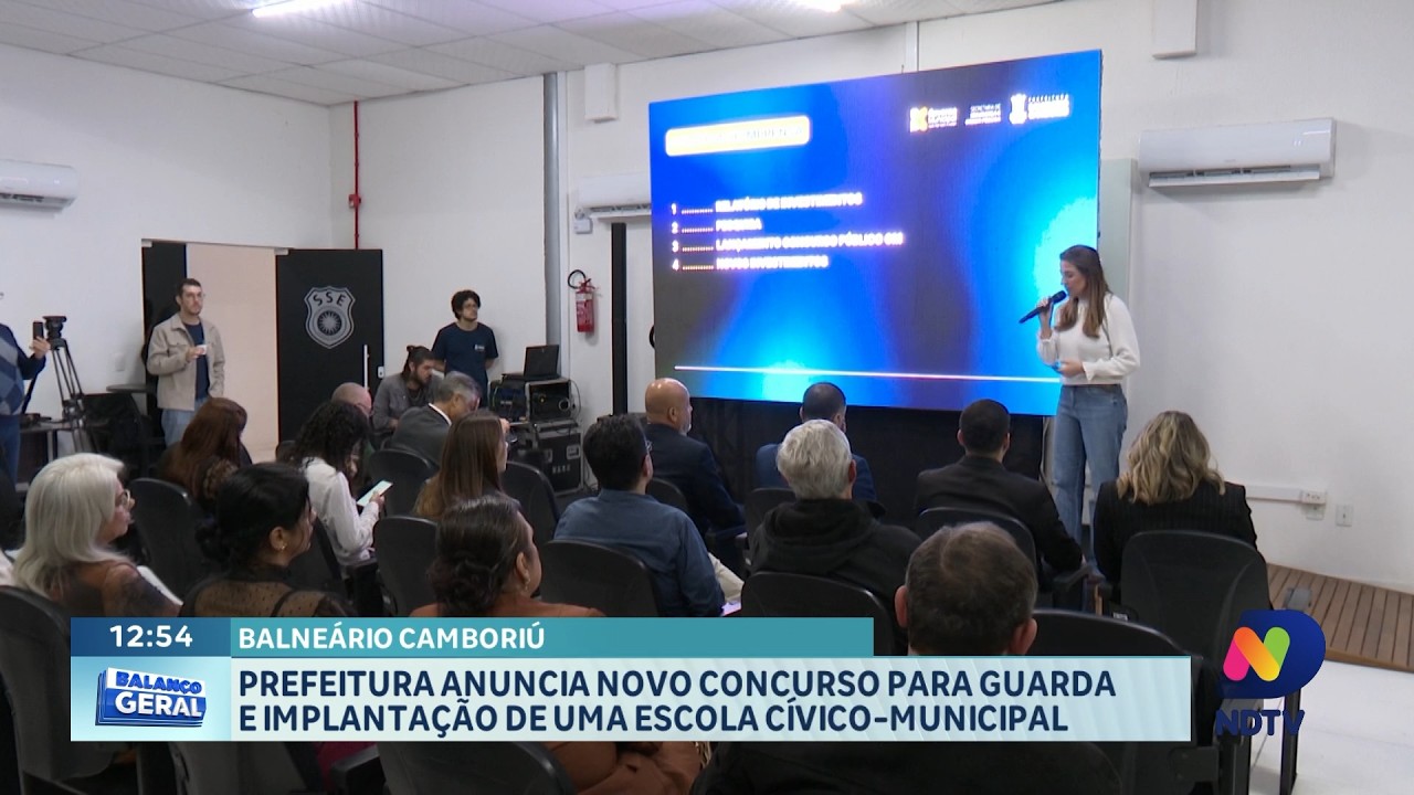 BC anuncia concurso para Guarda e nova escola cívico-municipal