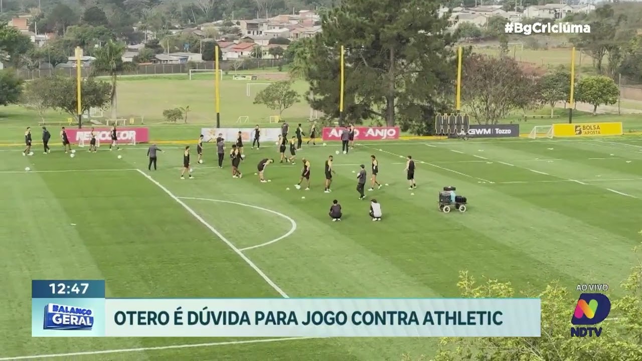 Criciuma avalia presença de Otero na partida contra o Athletic