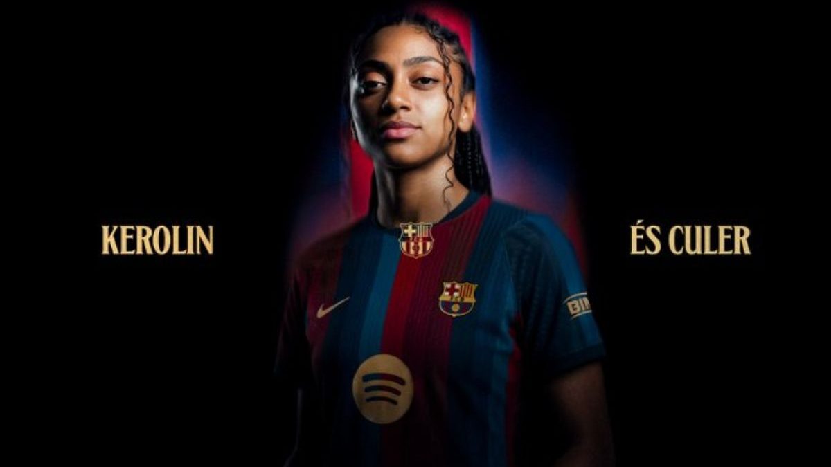 Barcelona anuncia contratação de Kerolin, que passa a ser a brasileira mais cara da história do futebol feminino