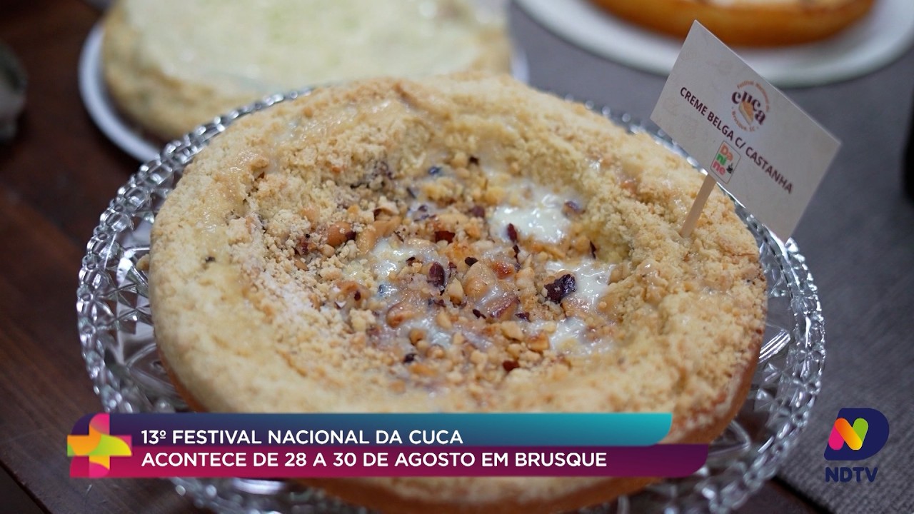 Festival Nacional da Cuca reúne sabores e tradição em Brusque