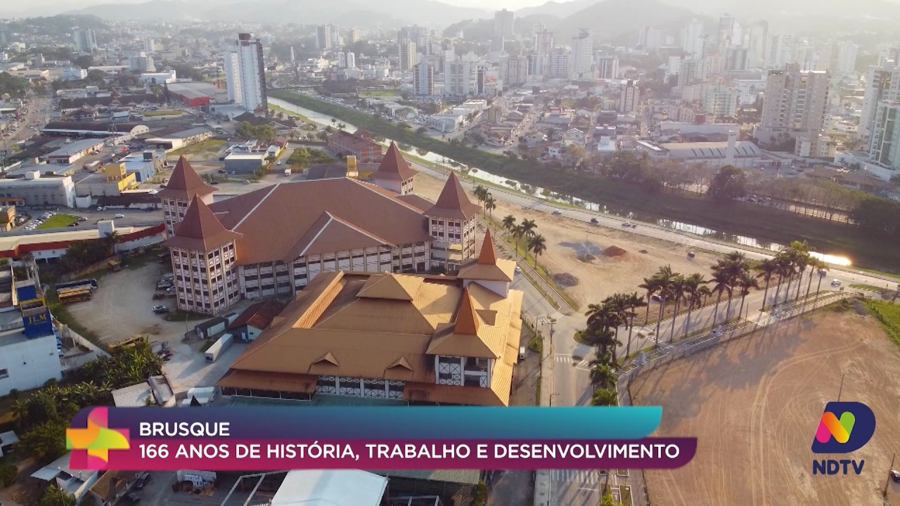 Brusque celebra 166 anos de história, trabalho e desenvolvimento