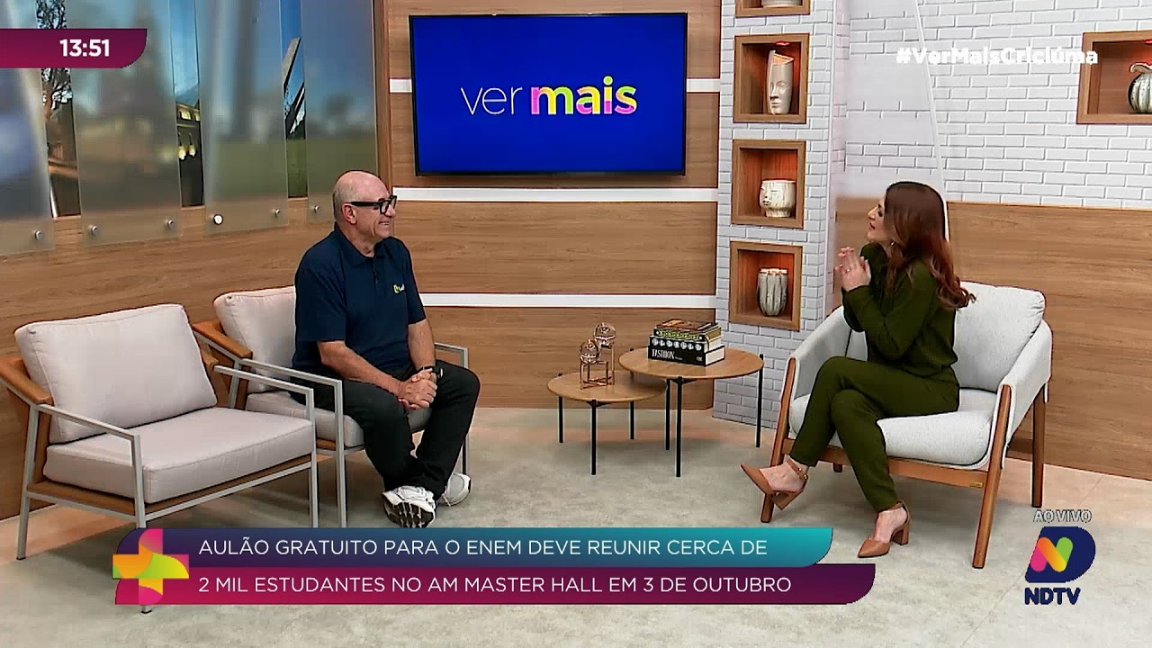 Criciúma recebe grande aulão gratuito de preparação para o Enem