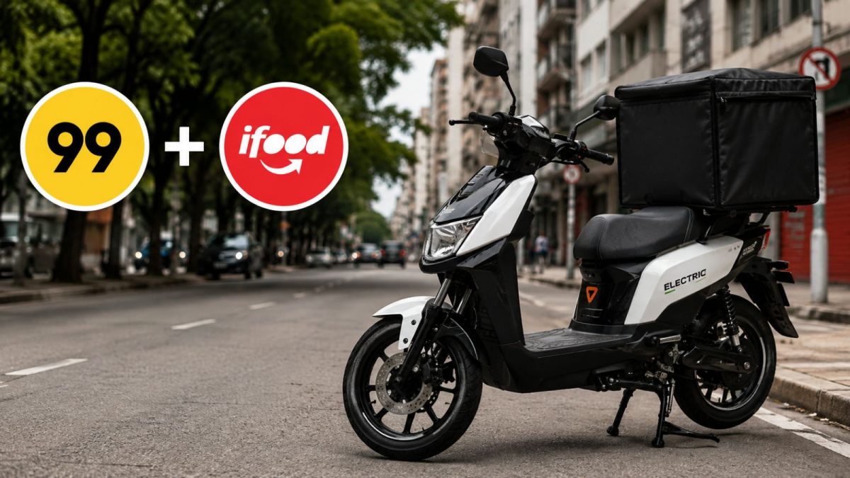 Concorrentes 99 e iFood se unem em projeto milionário para criar ‘moto brasileira das entregas’; entenda