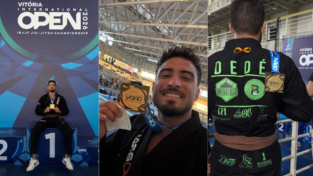 Atleta de Balneário Camboriú conquista ouro em campeonato internacional de jiu-jítsu