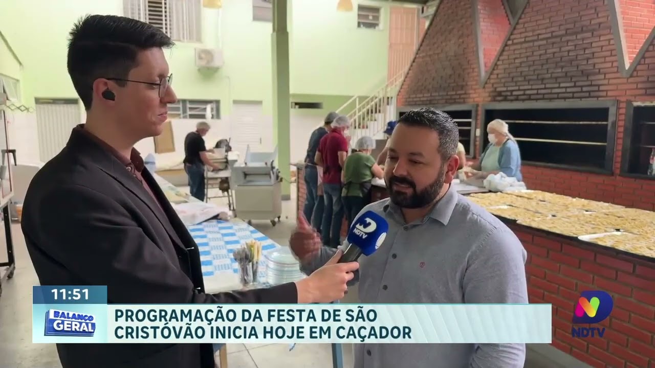 Paróquia Cristo Redentor abre Festa de São Cristóvão em Caçador
