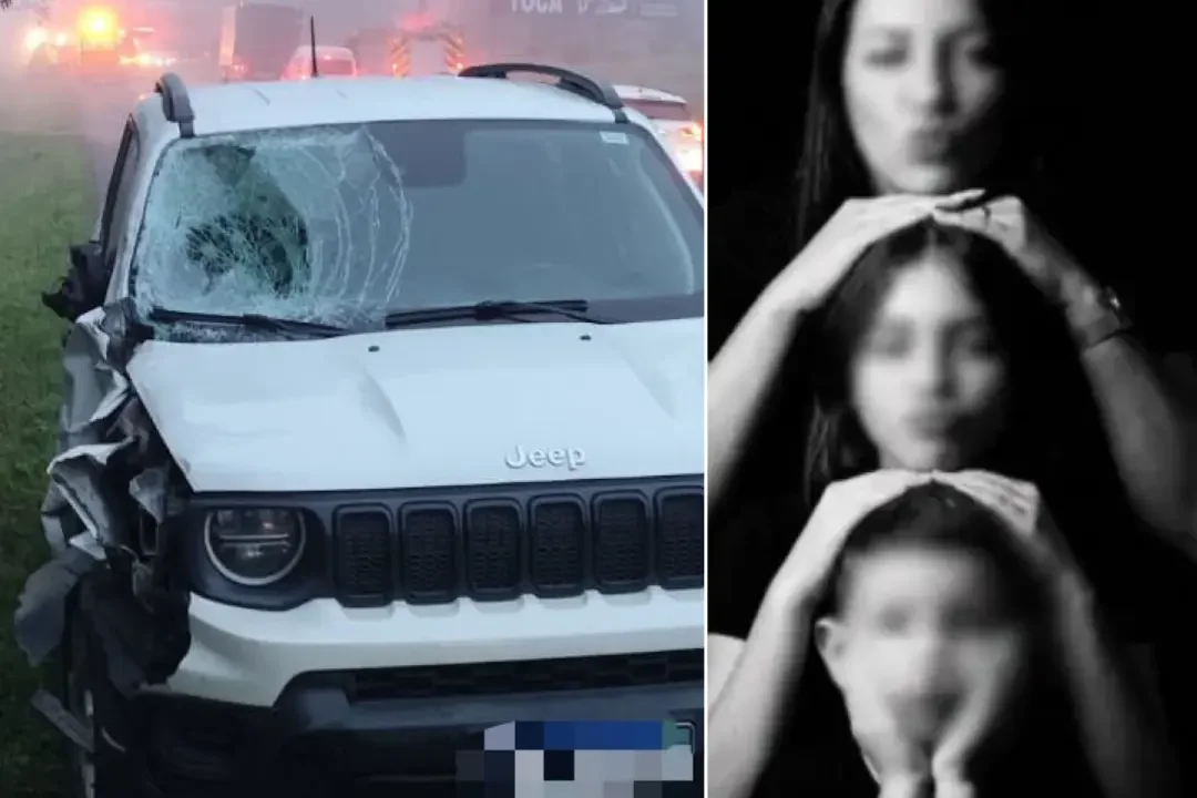 Identificados irmãos que morreram atropelados ao tentar pegar o ônibus escolar