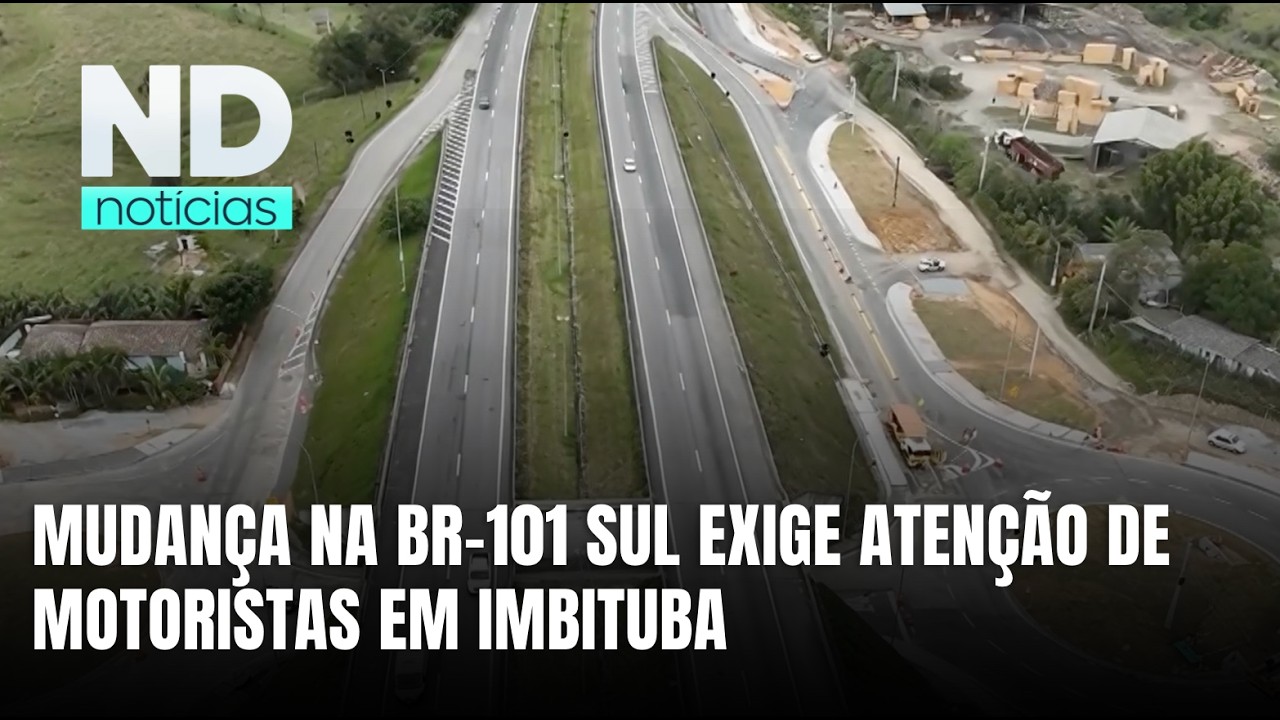 BR-101 Sul terá novo acesso fechado em Imbituba a partir desta quarta-feira
