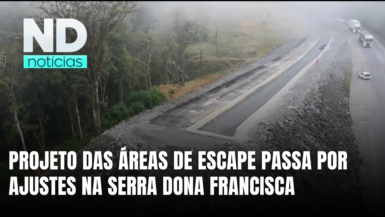 Obras da Serra Dona Francisca têm contrato alterado para ajustes técnicos
