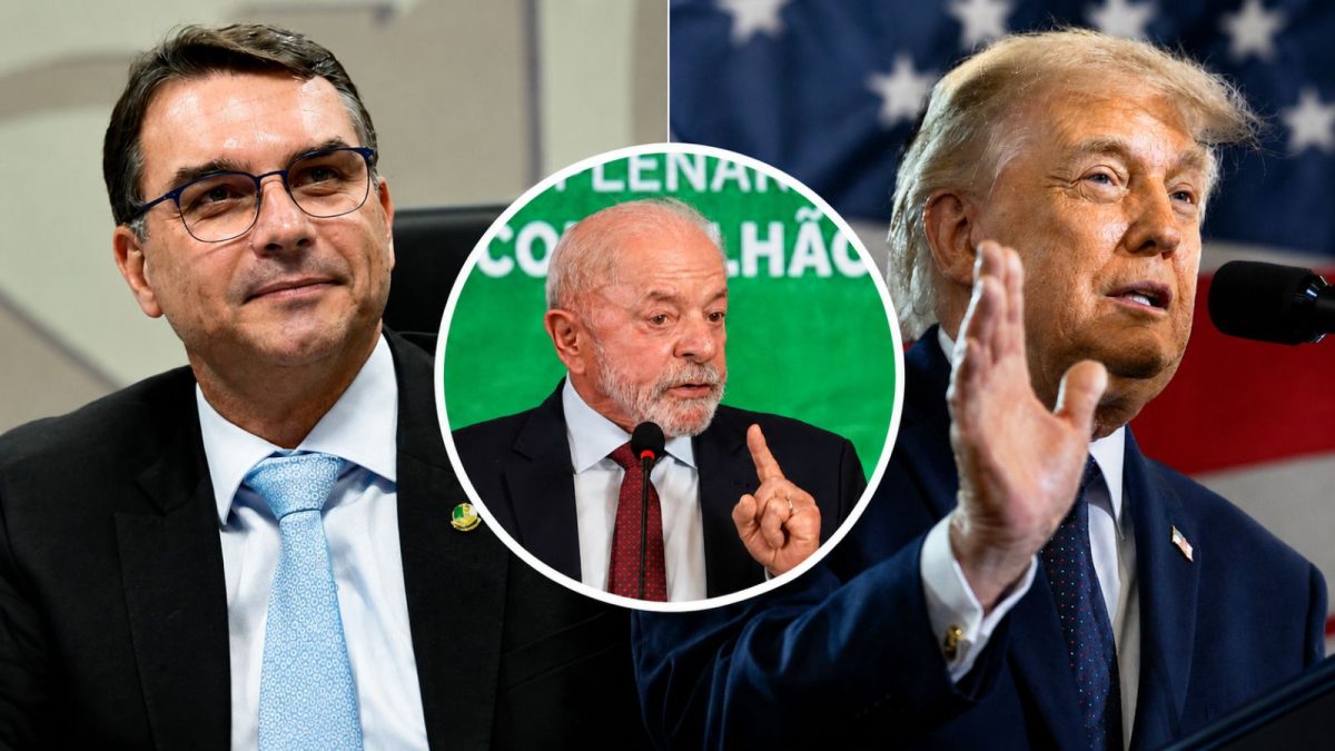‘Lamento’: Flávio culpa Lula por decisão de Trump que revoga visto de embaixadora do Brasil