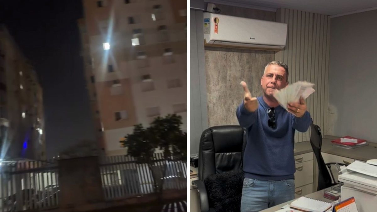 ‘Seu velhaco’: Empresário que teve prejuízo de R$ 1,8 milhão com cheques grava vídeo cobrando ‘caloteiros’ em casa em SC