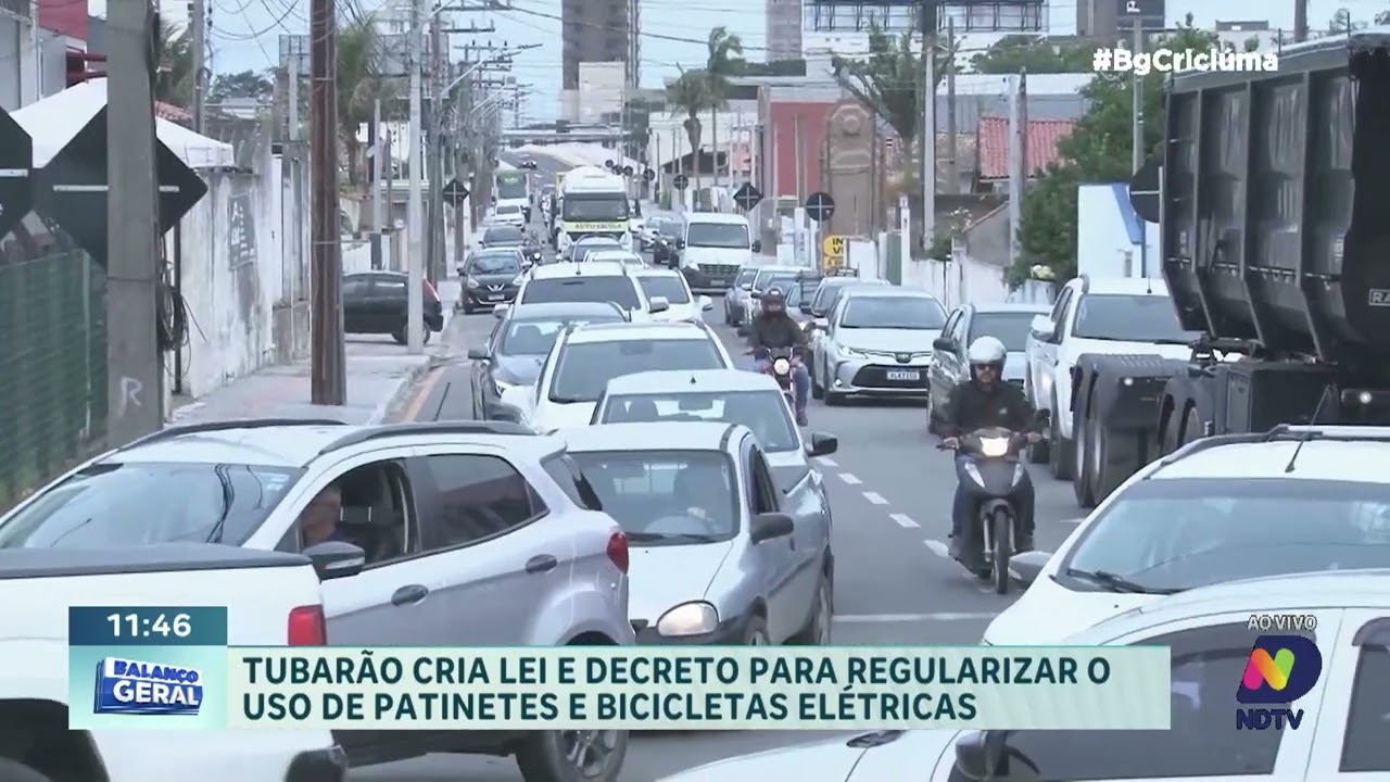 Tubarão define regras para uso de patinetes e bikes elétricas