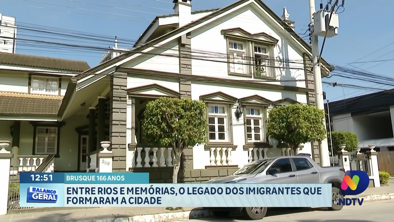Brusque celebra sua história preservada nas ruas e nas tradições