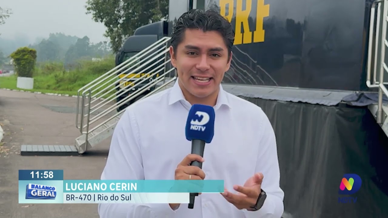 PRF oferece exames aos motorista que trafegam na BR-470 em Rio do Sul