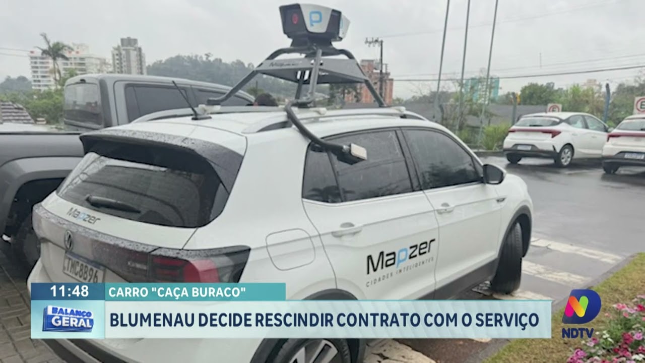 Carro “caça buraco”: Blumenau decide rescindir contrato com o serviço