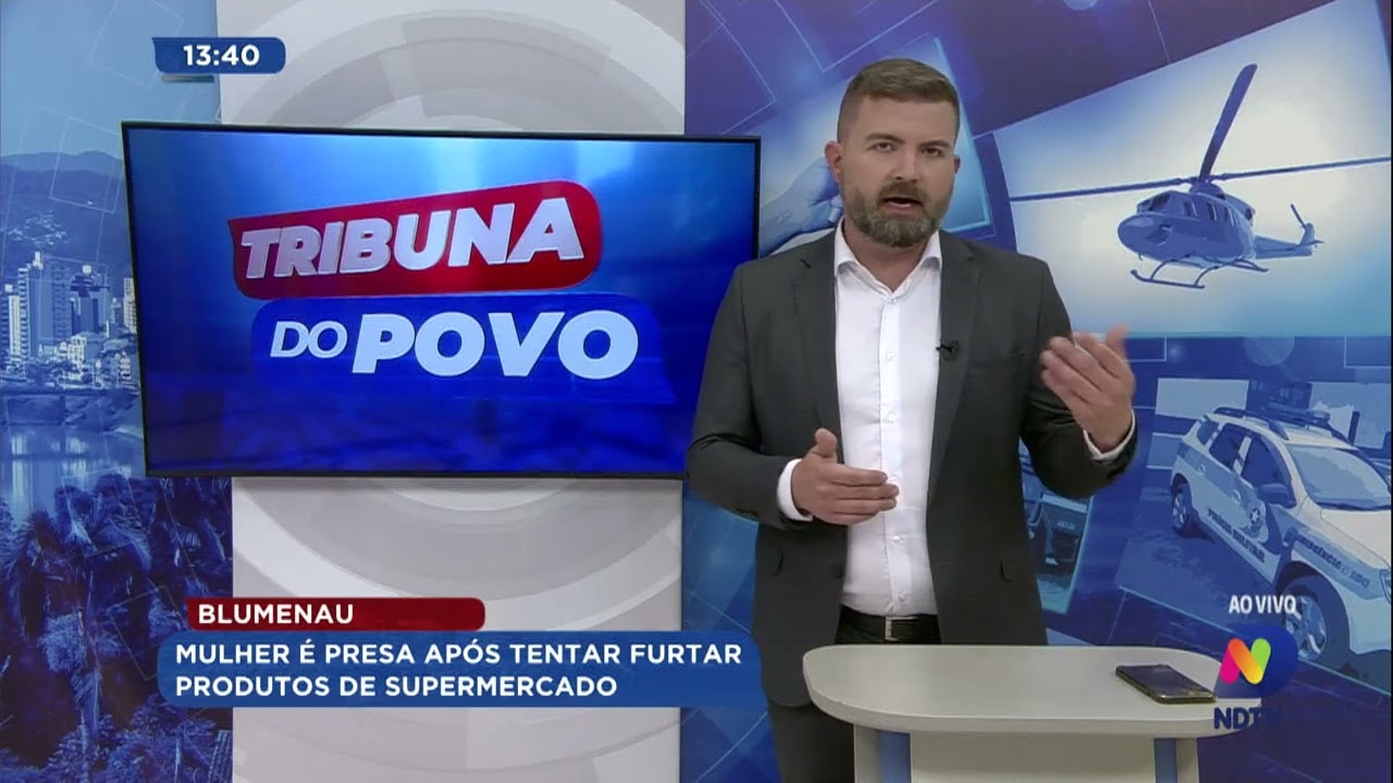 Blumenau: mulher é presa após tentar furtar produtos de supermercado