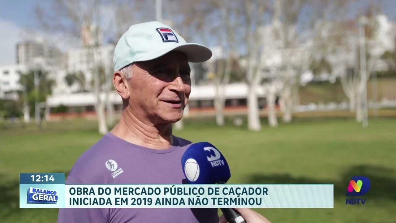 Obra do Mercado Público de Caçador segue sem conclusão em 2026