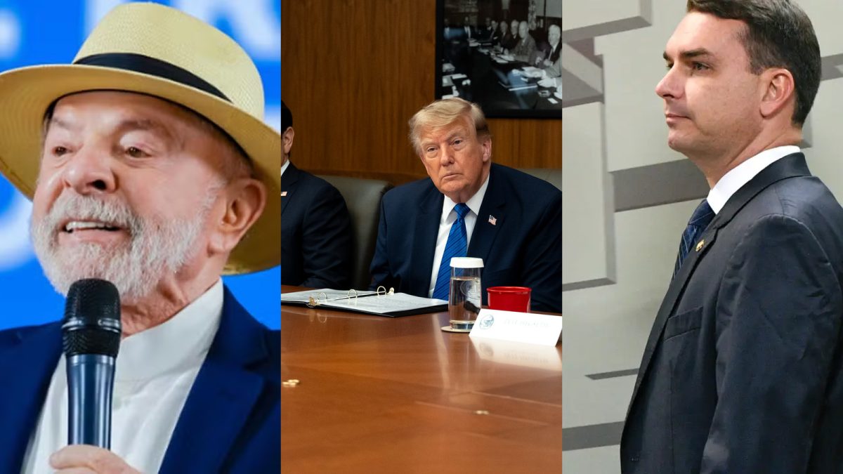 Trump na eleição de 2026: apoio anima eleitor de Flávio Bolsonaro; mas afasta maioria, diz Meio/Ideia