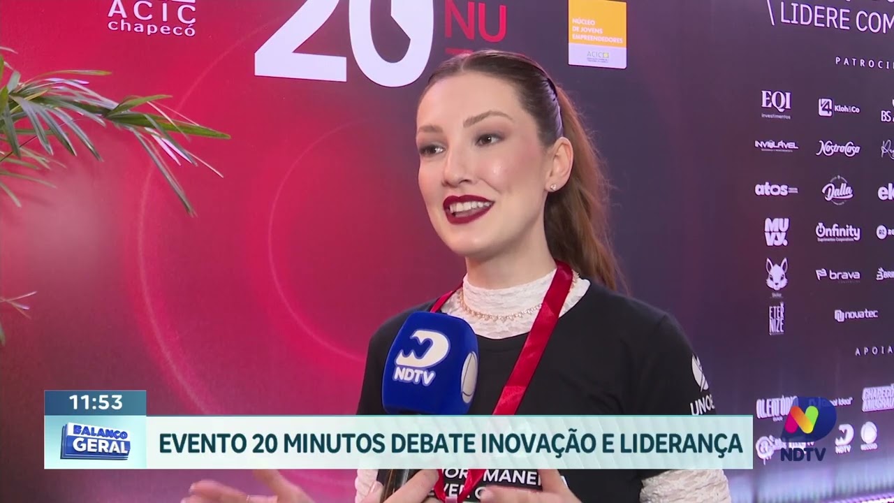 20 Minutos leva debates sobre IA e gestão ao público em Chapecó