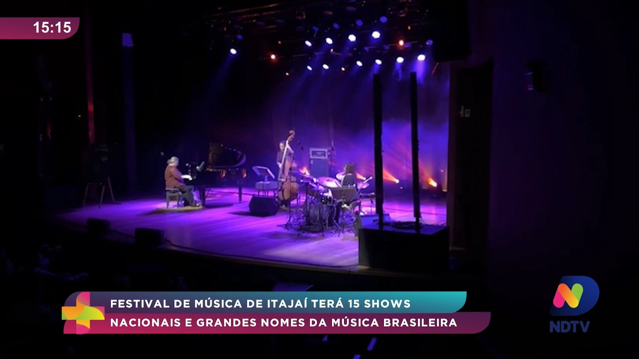 Festival de Música de Itajaí terá 15 shows nacionais e grandes atrações