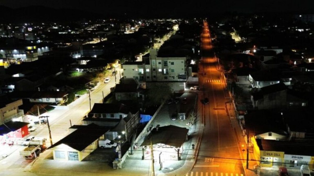 R$ 40 milhões liberados: escuridão nas ruas de Joinville tem dias contados