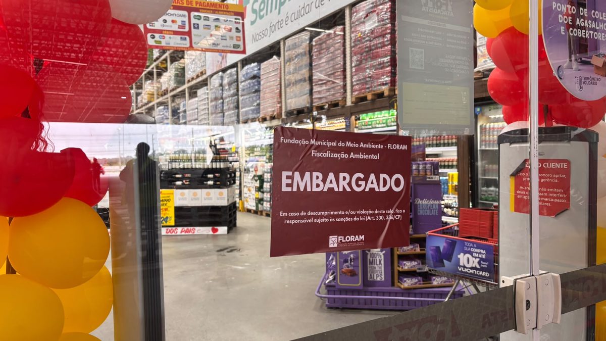 Pelo 2º dia consecutivo, super atacadista é interditado por irregularidades sanitárias em Florianópolis
