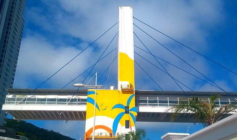 BC abre pregão para recuperar cobertura e elevador da Passarela da Barra