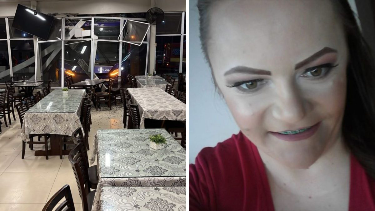 Trabalhadora morre atropelada após ônibus de turismo invadir restaurante em SC: ‘Tinha um coração encantador’