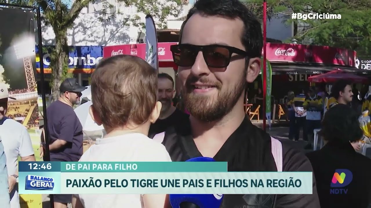 Dia dos Pais comemora a paixão de pais e filhos pelo Criciúma