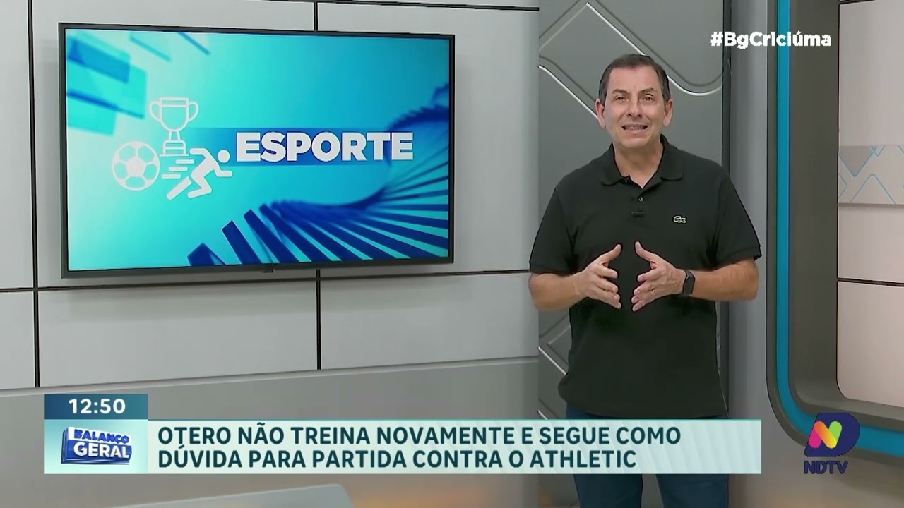 Otero segue sem treinar e é dúvida para jogo contra o Athletic