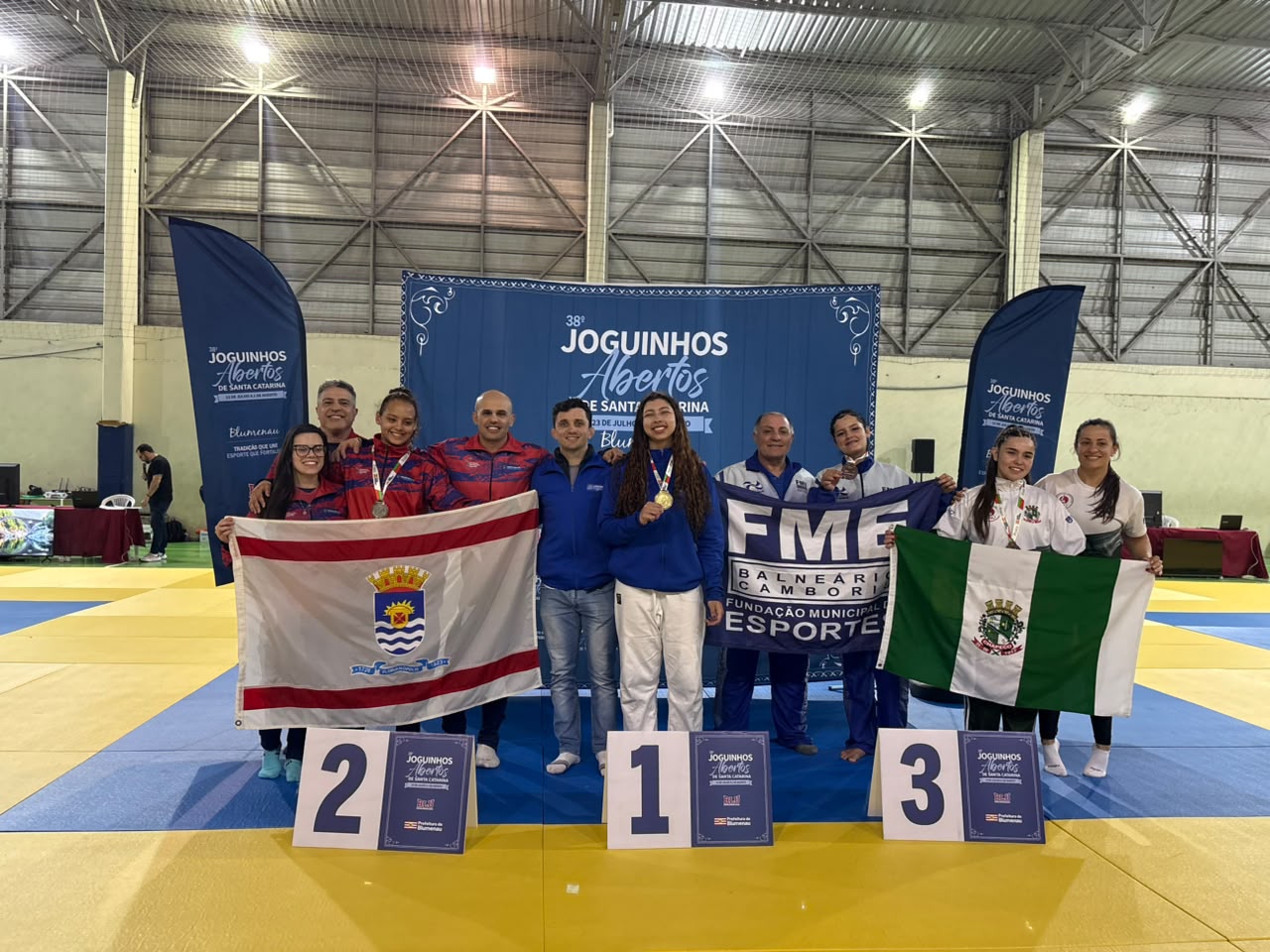 BC conquista cinco troféus e mais de 30 medalhas nos Joguinhos Abertos de Santa Catarina