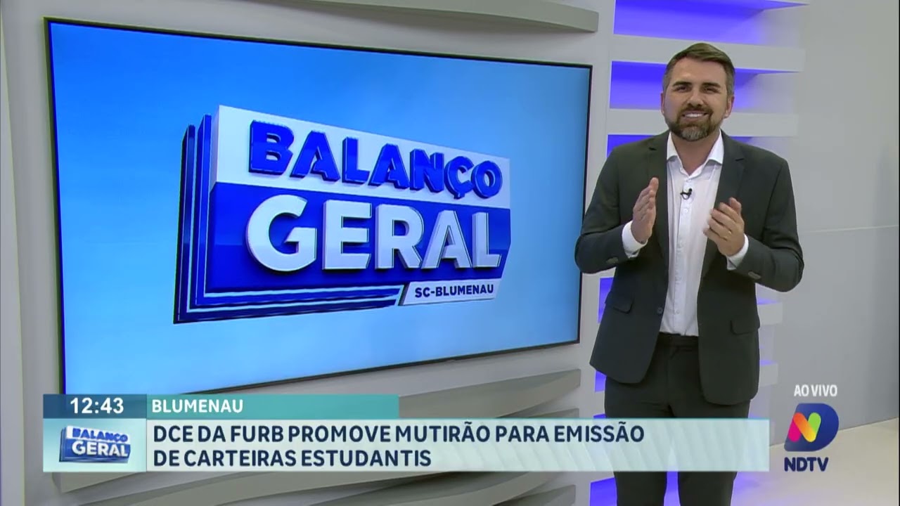 Blumenau: DCE da FURB promove mutirão para emissão de carteirinhas estudantis.