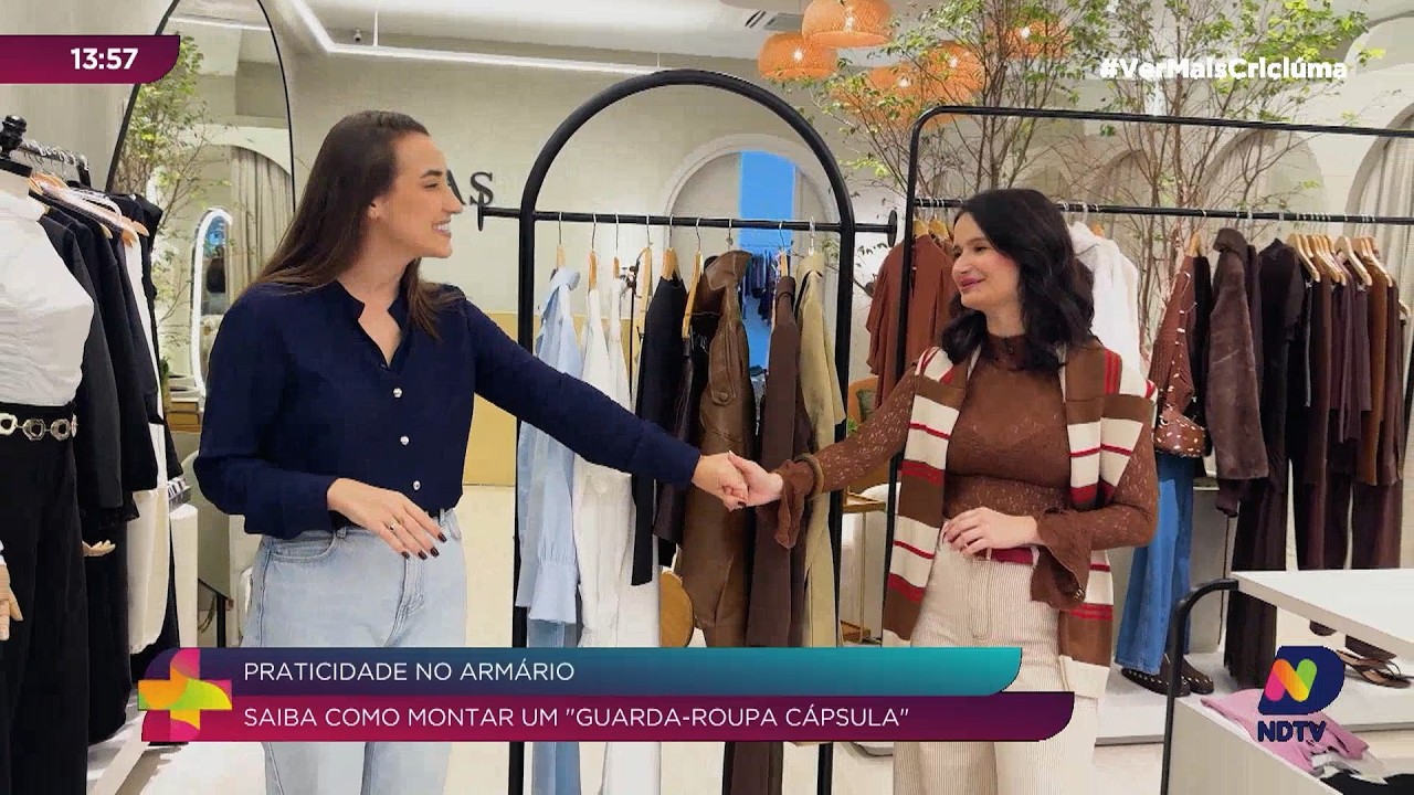 Guarda-roupa cápsula une estilo, praticidade e economia diária