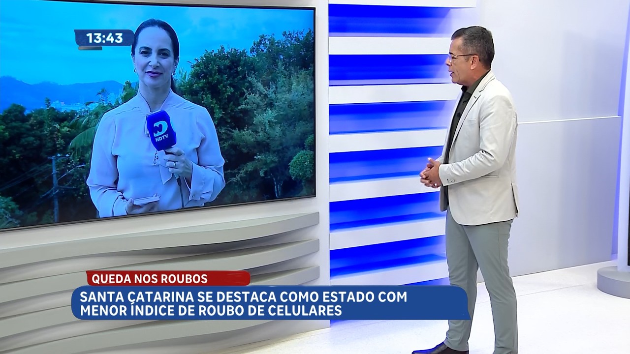 SC registra menor índice de roubo de celulares entre os estados