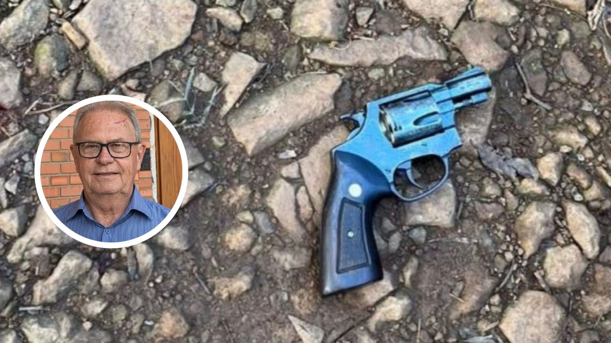 Familiares e amigos se despedem de idoso de 73 anos morto com a própria arma em SC
