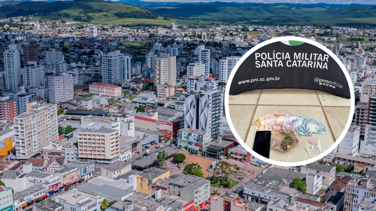 Arremesso de drogas pela janela de imóvel termina com adolescente de 15 anos apreendida por tráfico na Serra Catarinense