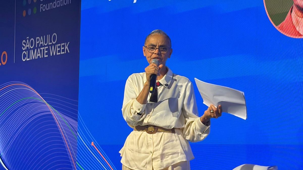 Marina Silva diz que ‘Brasil ainda não tem mapa do caminho para sair do petróleo’ durante World Climate Week
