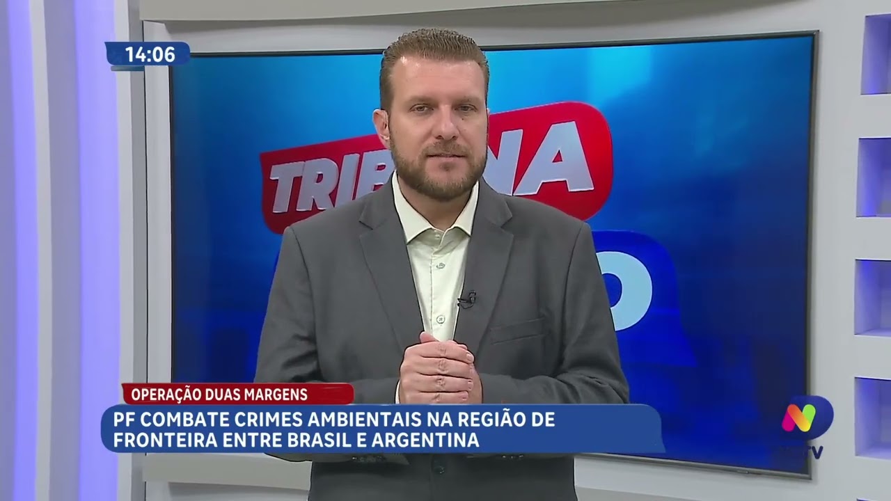 PF faz operação contra crimes ambientais na fronteira com Argentina