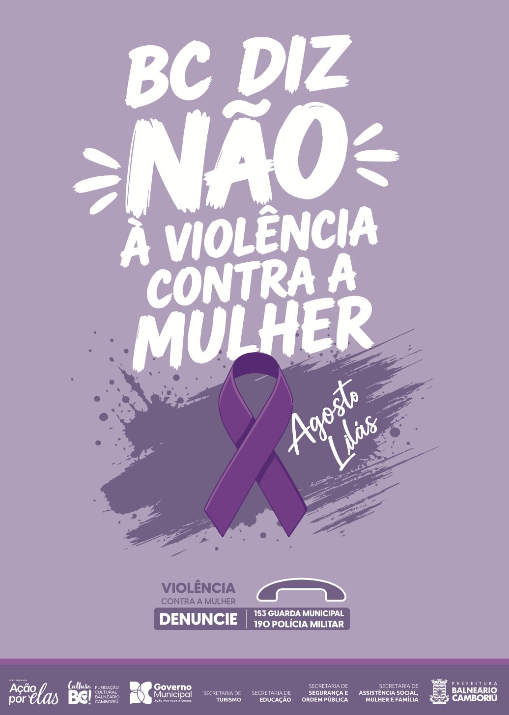Agosto Lilás: Balneário Camboriú recebe Ônibus Lilás nesta sexta-feira