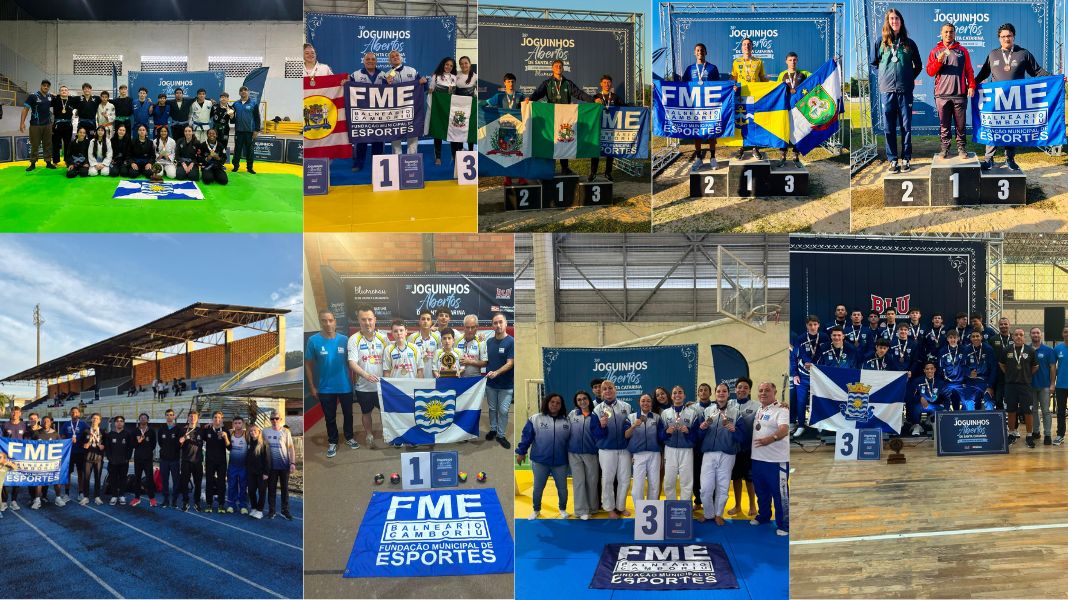 Balneário Camboriú conquistou mais de 30 medalhas nos Joguinhos Abertos de SC e ficou em oitavo lugar