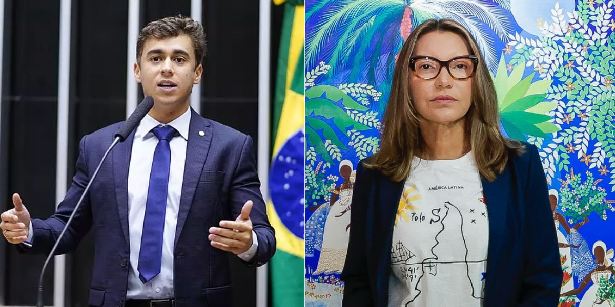 Nikolas critica Janja por pedir derrubada do Discord após morte ao vivo de adolescente: ‘Vai pegar bem com o jovem’