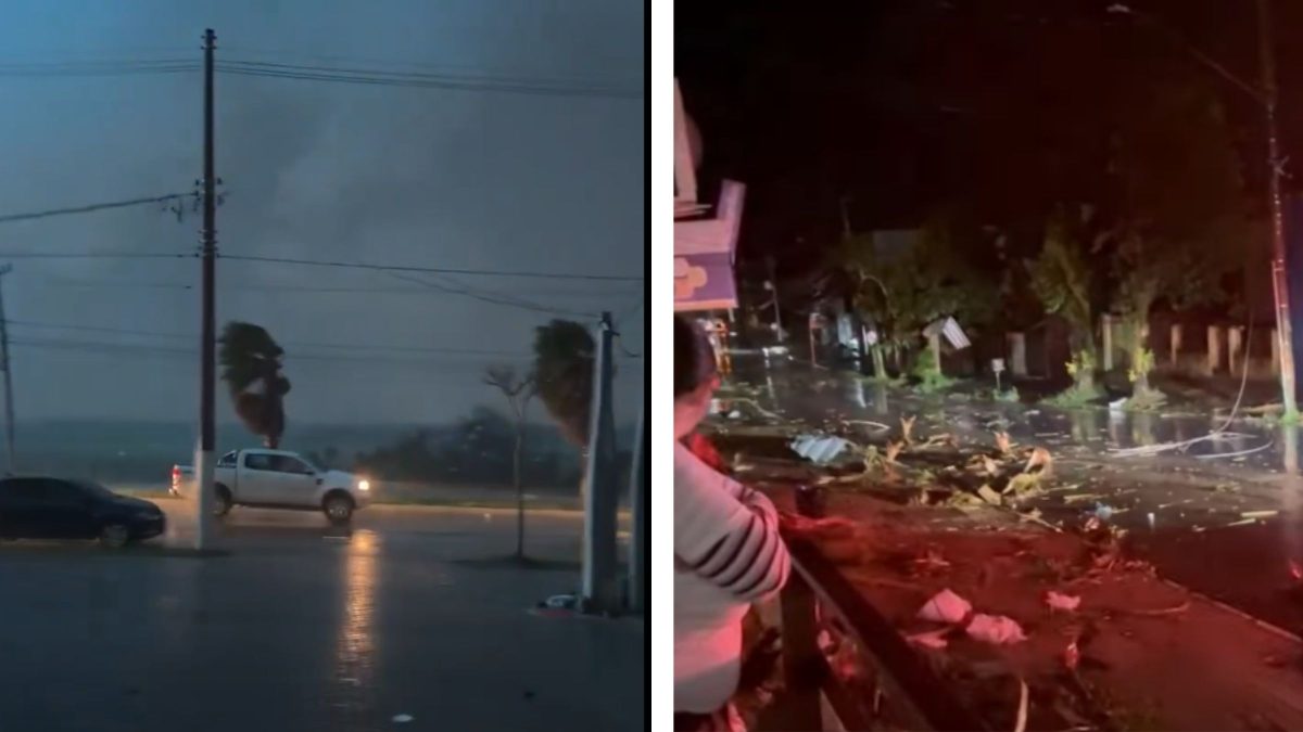 Ciclone-bomba atinge Rio Grande do Sul com ventos de 113 km/h, interrompe trens e corta serviços básicos